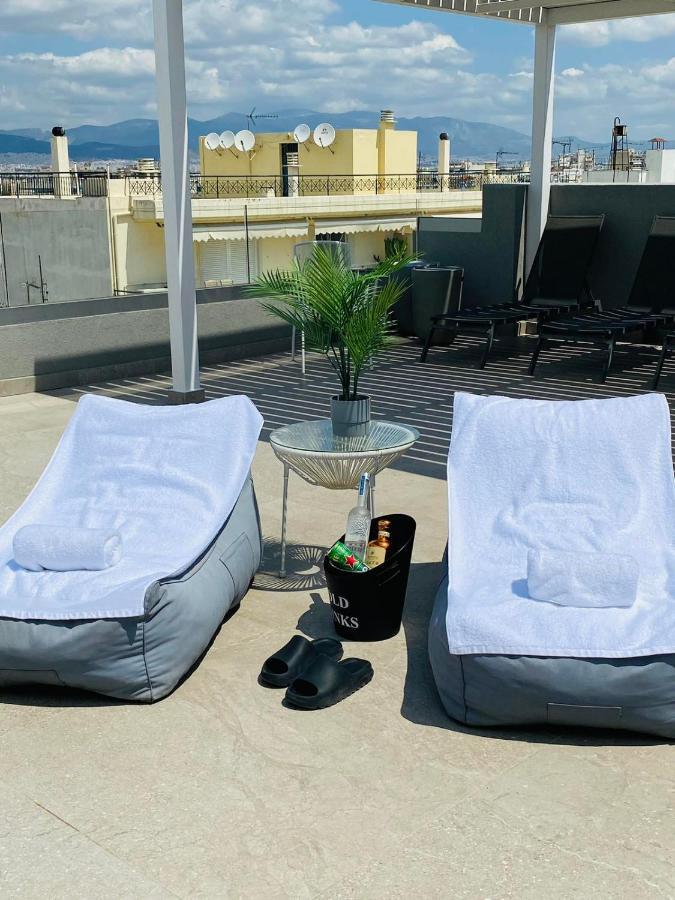 New 2Bd Aprt With Shared Rooftop Pool E2 雅典 外观 照片