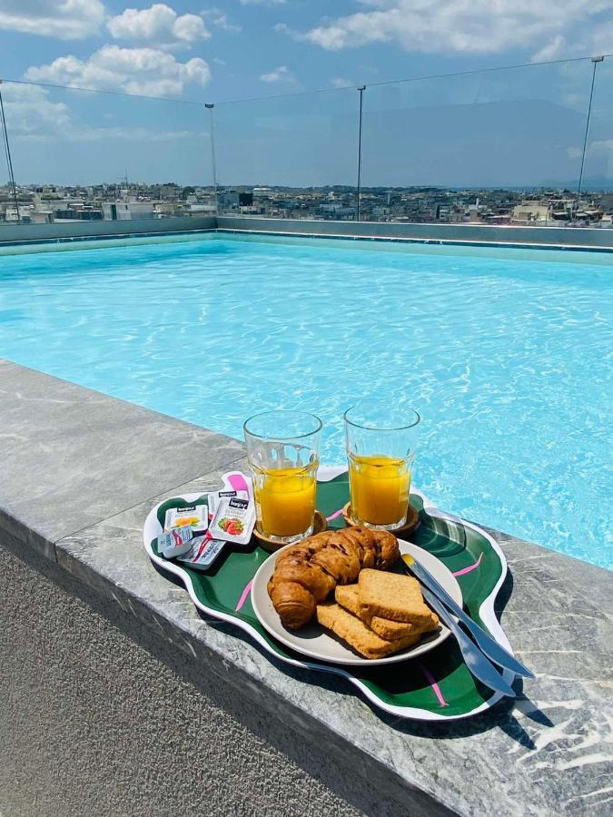 New 2Bd Aprt With Shared Rooftop Pool E2 雅典 外观 照片