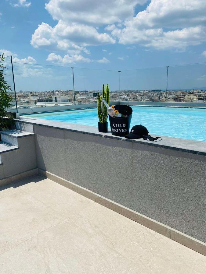 New 2Bd Aprt With Shared Rooftop Pool E2 雅典 外观 照片