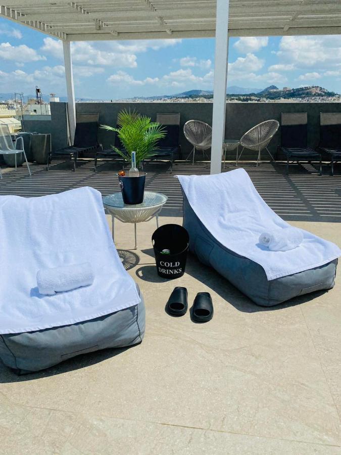 New 2Bd Aprt With Shared Rooftop Pool E2 雅典 外观 照片